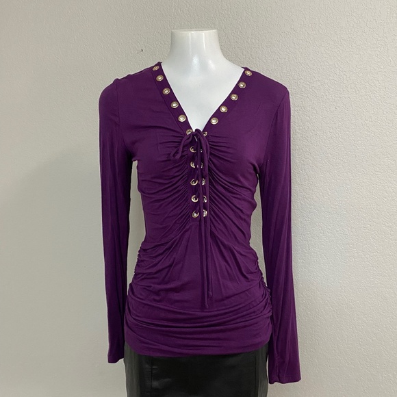 Venus Lace Up Shirt - Picture 1 of 8